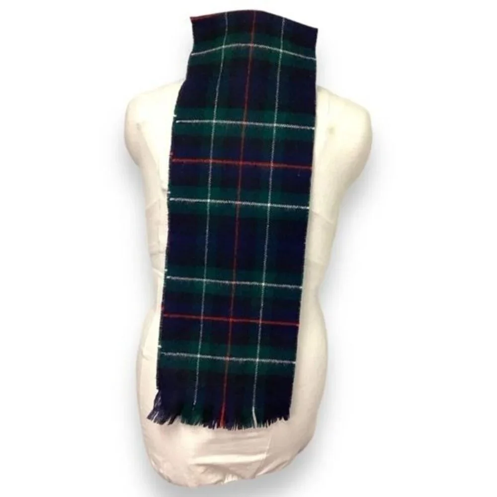 The Scotch House Mens Mackenzie Scottish Tartan Plaid 100% Wool Scarf